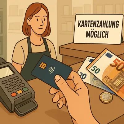 Paying for shopping in German stores: cash, cards, and contactless payment
